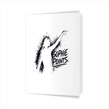 Homepage 72 Sophie Pointing Basketball Vintage Greeting Card