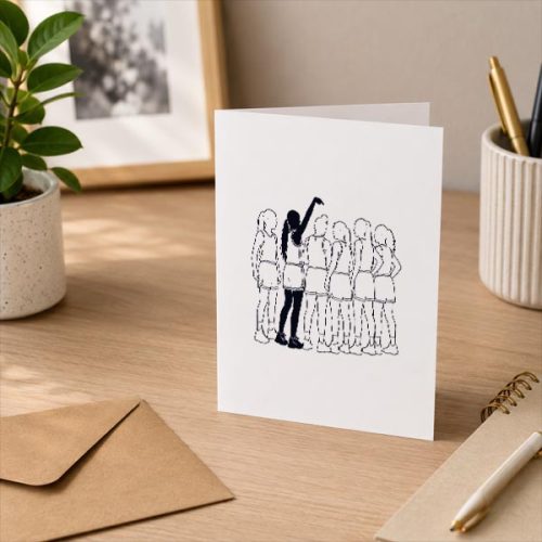 Sophie Pointing Basketball Vintage Greeting Card 3 Sophie Pointing Basketball Vintage Greeting Card