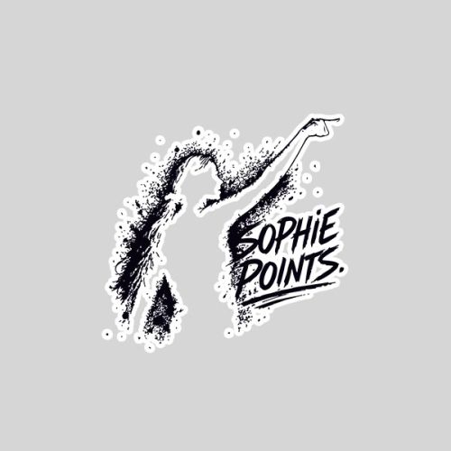 Sophie Pointing Basketball Vintage Sticker 1 Sophie Pointing Basketball Vintage Sticker