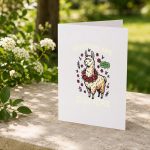 Spitters Are Quitters Llama Inappropriate Greeting Card