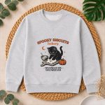 Spooky Biscuits Bakery Black Cat Halloween Pumpkin PNG SVG