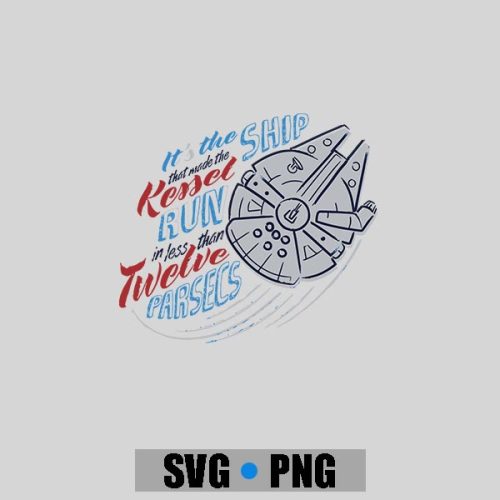 Star Wars Kessel Run Millennium Falcon 4th Of July PNG SVG 1 Star Wars Kessel Run Millennium Falcon 4th Of July PNG SVG