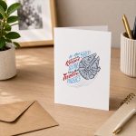 Star Wars Kessel Run Millennium Falcon 4th Of July Greeting Card