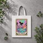 Stay Magical Skeleton Capybara Tarot Card Tops PNG SVG