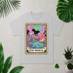 Stay Magical Skeleton Capybara Tarot Card Tops PNG SVG