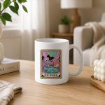 Stay Magical Skeleton Capybara Tarot Card Tops Mug