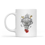 Stay Positive Silly Upsidedown Chicken Farmers Mug