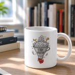 Stay Positive Silly Upsidedown Chicken Farmers Mug