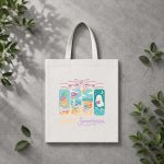Summerween Beach Reading Ghost Pumpkin Skeleton Book PNG SVG