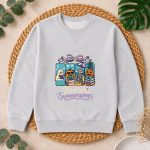 Summerween Boo Reading Book Spooky Vibes Summer Vacay PNG SVG