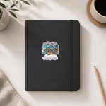 Summerween Boo Reading Book Spooky Vibes Summer Vacay Sticker
