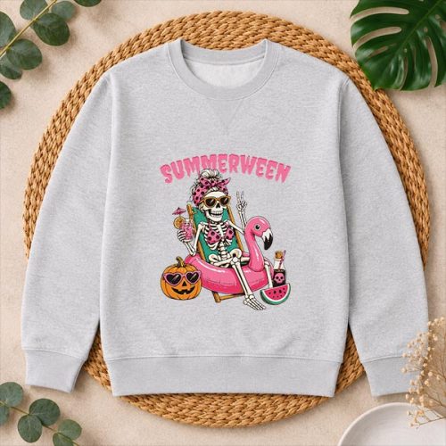 Summerween Girl Skeleton Coquette Leopard Bow PNG SVG 2 Summerween Girl Skeleton Coquette Leopard Bow PNG SVG