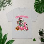 Summerween Girl Skeleton Coquette Leopard Bow PNG SVG
