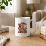 Summerween Skeleton Skull Summer Halloween Ice Cream Mug