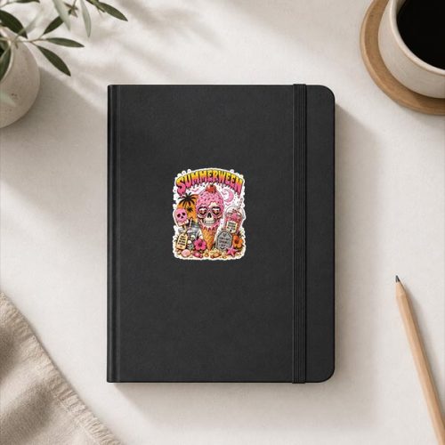 Summerween Skeleton Skull Summer Halloween Ice Cream Sticker 4 Summerween Skeleton Skull Summer Halloween Ice Cream Sticker
