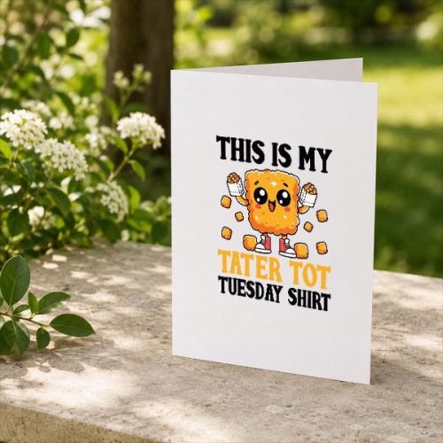 Tater Tot Vintage Greeting Card 2 Tater Tot Vintage Greeting Card