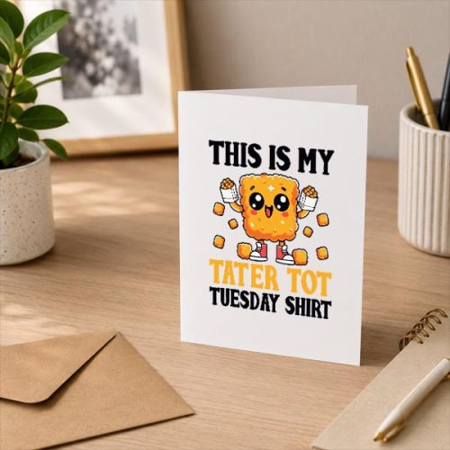 Tater Tot Vintage Greeting Card 3 Tater Tot Vintage Greeting Card