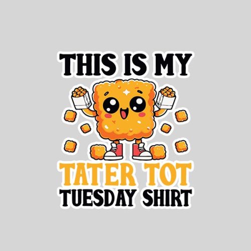 Tater Tot Vintage Sticker 1 Tater Tot Vintage Sticker