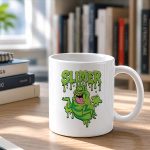 The Real Ghostbusters Ecto Green Slimer 80s Cartoon Mug
