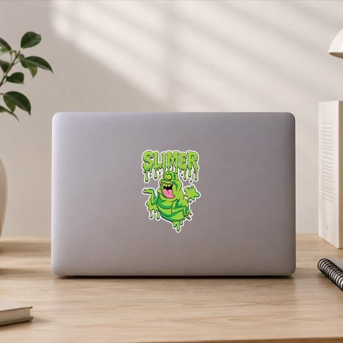 The Real Ghostbusters Ecto Green Slimer 80s Cartoon Sticker 3 The Real Ghostbusters Ecto Green Slimer 80s Cartoon Sticker
