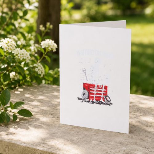 Waiting On Parts Mechanic Skeleton Auto Repair Life Greeting Card 2 Waiting On Parts Mechanic Skeleton Auto Repair Life Greeting Card