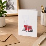 Waiting On Parts Mechanic Skeleton Auto Repair Life Greeting Card