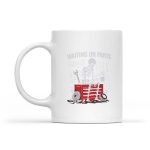 Waiting On Parts Mechanic Skeleton Auto Repair Life Mug