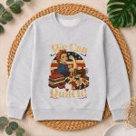 We Can Quilt It Rosie Riveter Quilting Sewing Machine Craft PNG SVG
