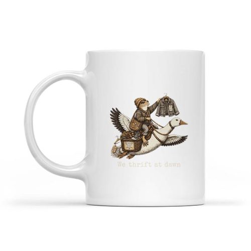 We Thrift At Dawn Frog Thriftcore Store Antiques Mug 1 We Thrift At Dawn Frog Thriftcore Store Antiques Mug