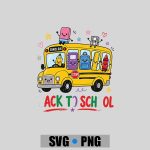 Welcome Back To School Bus 1st Day Of School Teacher PNG SVG