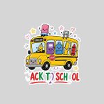 Welcome Back To School Bus 1st Day Of School Teacher Sticker