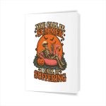 You Call It Summer I Call It Suffering Coffin Skeleton Greeting Card