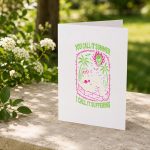 You Call It Summer I Call It Suffering Coffin Skeleton Greeting Card